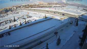 Магнитогорск проспект Ленина и Газеты Правда