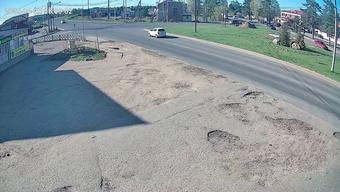 Киржач въезд в город ТЦ Эстакада